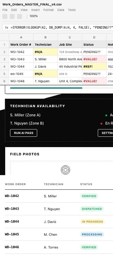 Retail Inventory app built with Glide